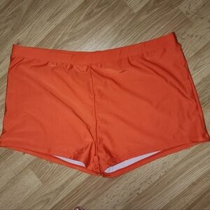 ESPRILIA Orange Swim Short Shorts 22W New